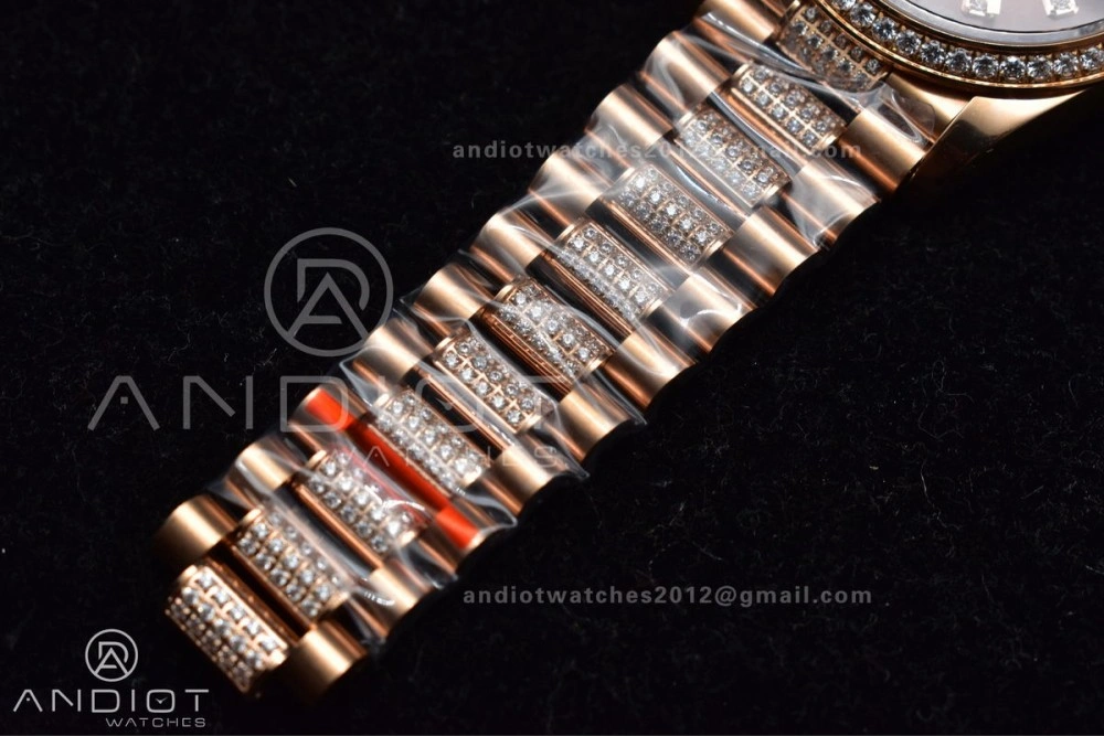 DayDate 36 RG BPF Best Version On President Bracelet A2836 V2