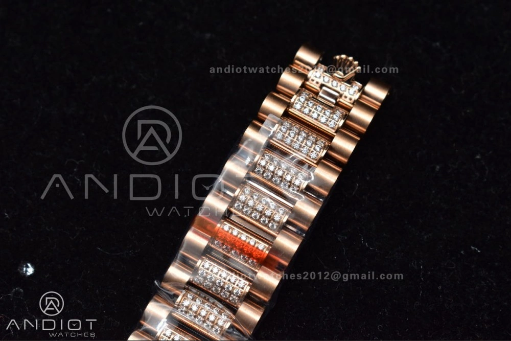 DayDate 36 RG BPF Best Version On President Bracelet A2836 V2