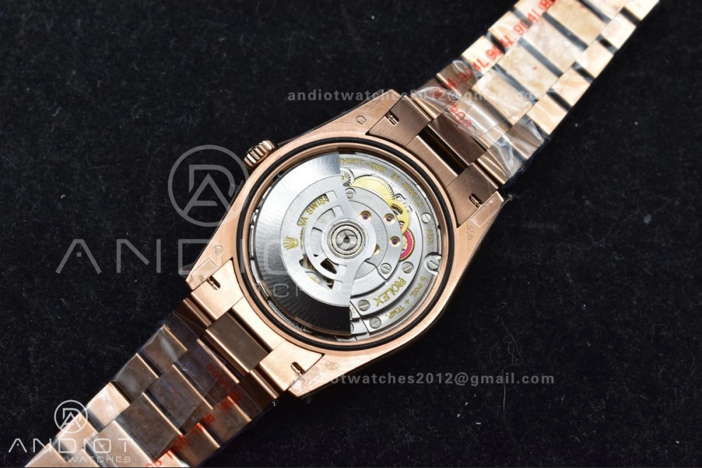 DayDate 36 SS QF Best Edition 904L Steel Grey Dial on President Bracelet vr3255 V5 (Gain Weight)