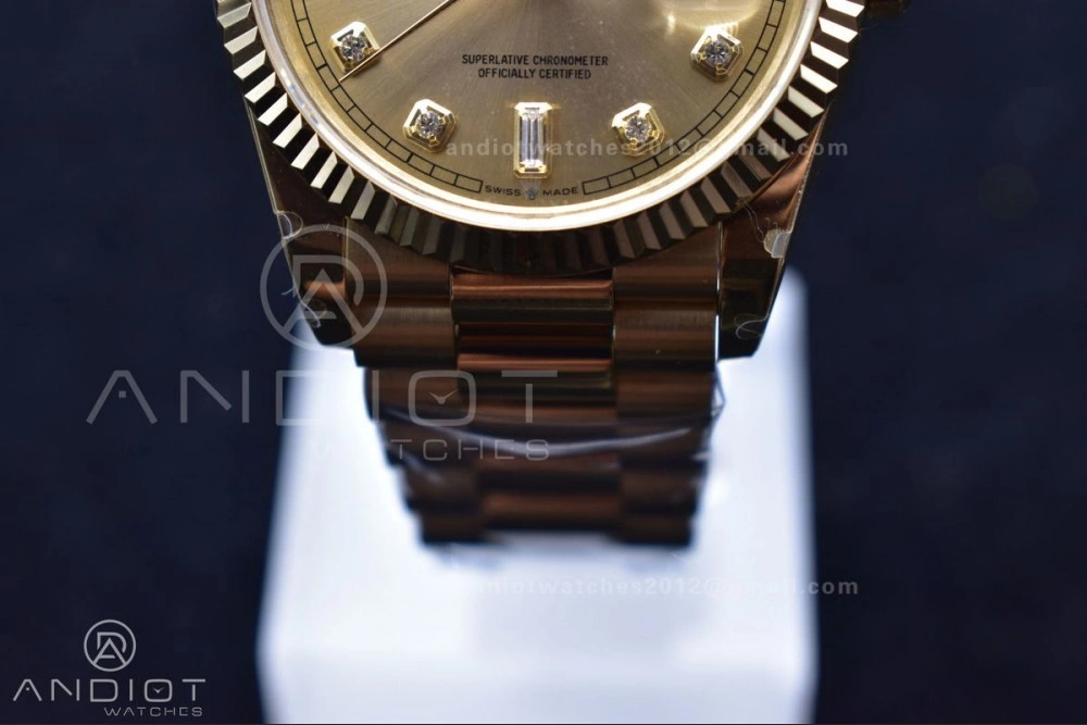 DayDate 36 YG BPF Best Version On President Bracelet A2836 V2