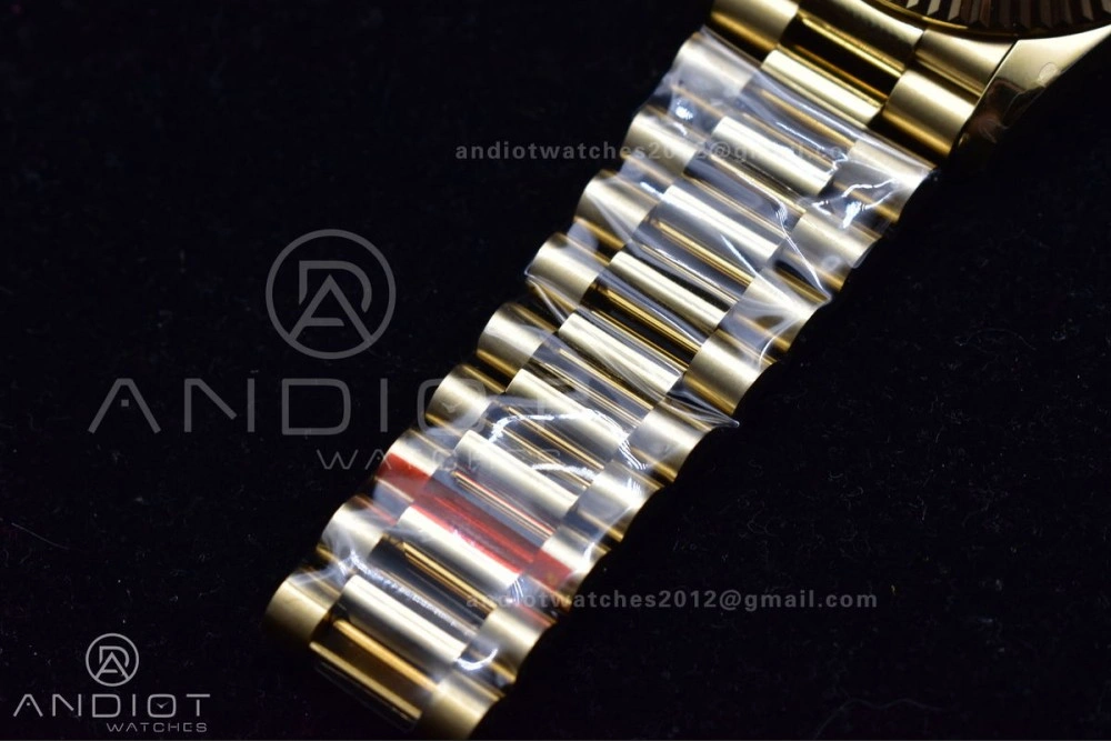 DayDate 36 YG BPF Best Version On President Bracelet A2836 V2