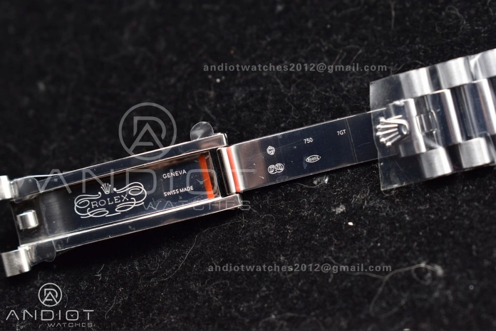 DayDate 40 GMF Tungsten Weighted 904L Steel Grey Dial Stick Markers On President Bracelet A2836 V2