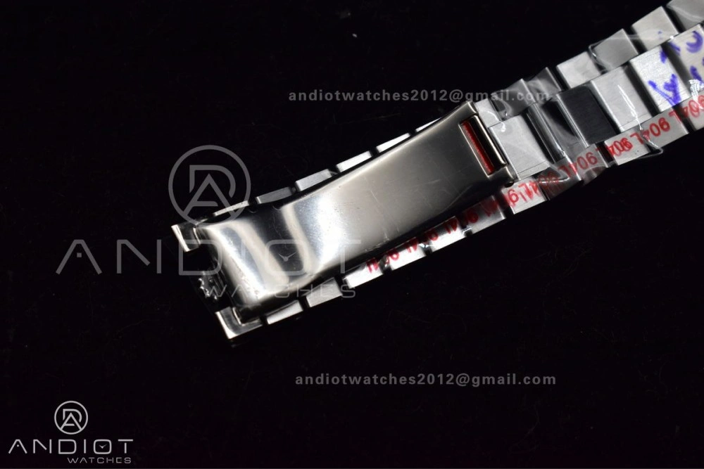 DayDate 40 GMF Tungsten Weighted 904L Steel Grey Dial Stick Markers On President Bracelet A2836 V2