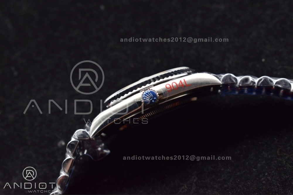 DayDate 40 GMF Tungsten Weighted 904L Steel Grey Dial Stick Markers On President Bracelet A2836 V2