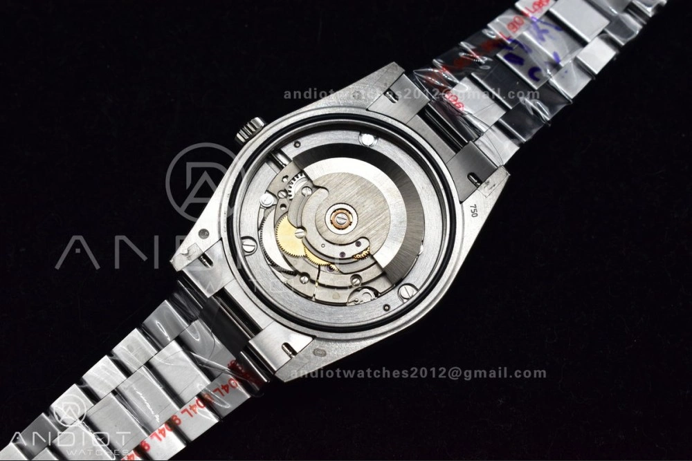 DayDate 40 GMF Tungsten Weighted 904L Steel Grey Dial Stick Markers On President Bracelet A2836 V2