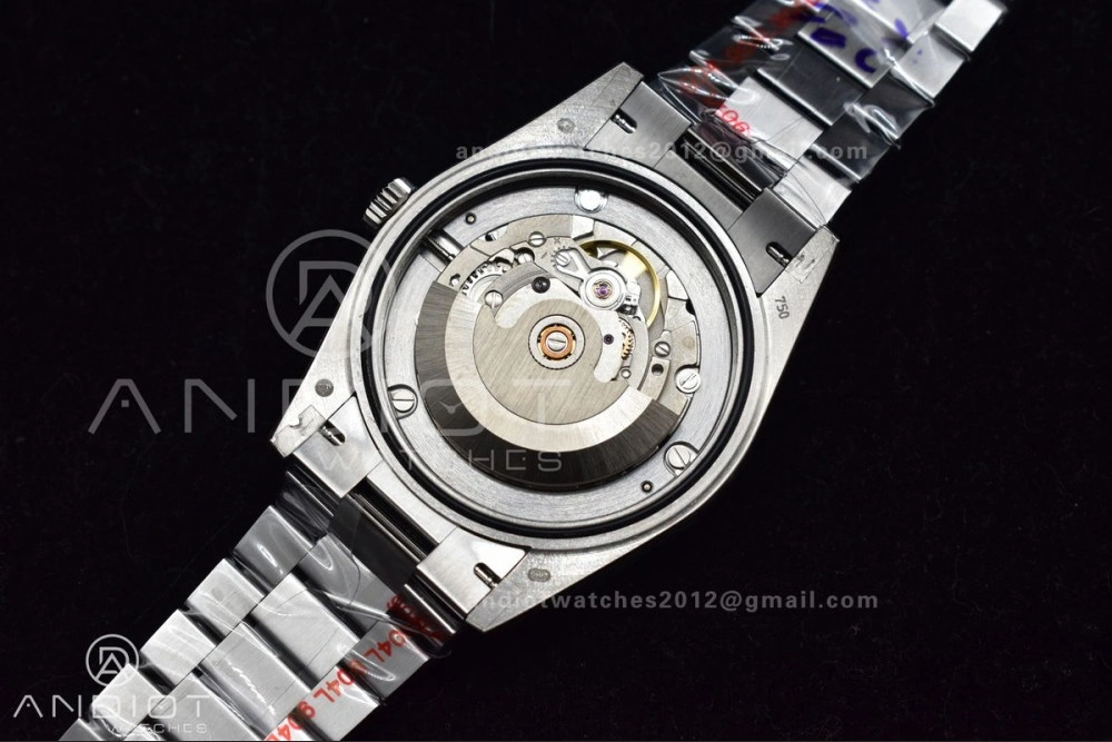 DayDate 40 GMF Tungsten Weighted 904L Steel Grey Dial Stick Markers On President Bracelet A2836 V2