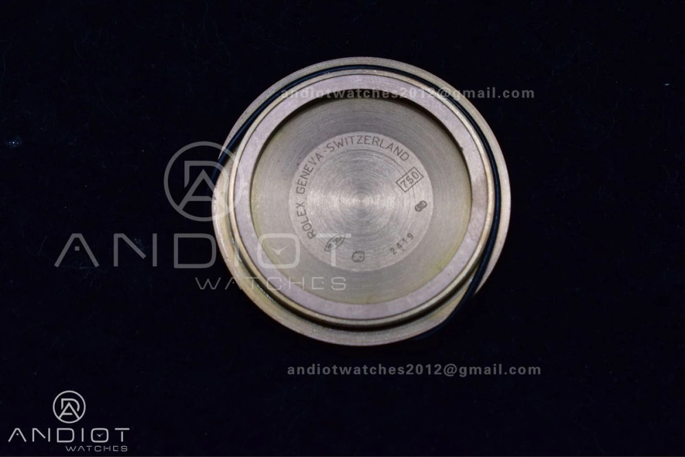 DayDate 40 RG GMF Tungsten Weighted 904L Steel Green Dial Roman Markers on President Bracelet A2836 V2