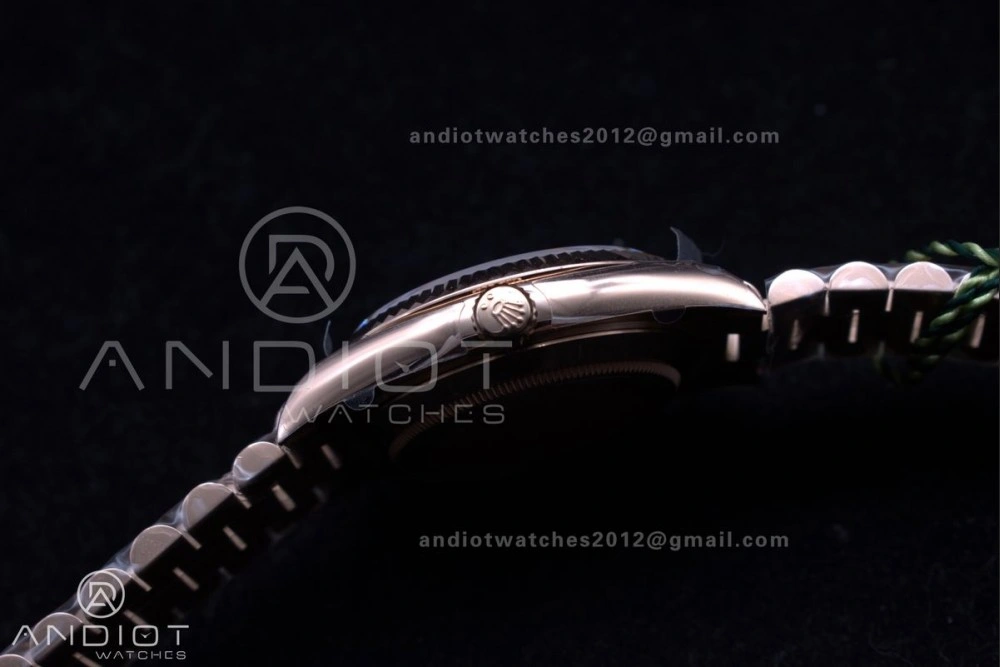 DayDate 40 RG GSF Gain Weight Brown Roman Dial on President Bracelet A2836