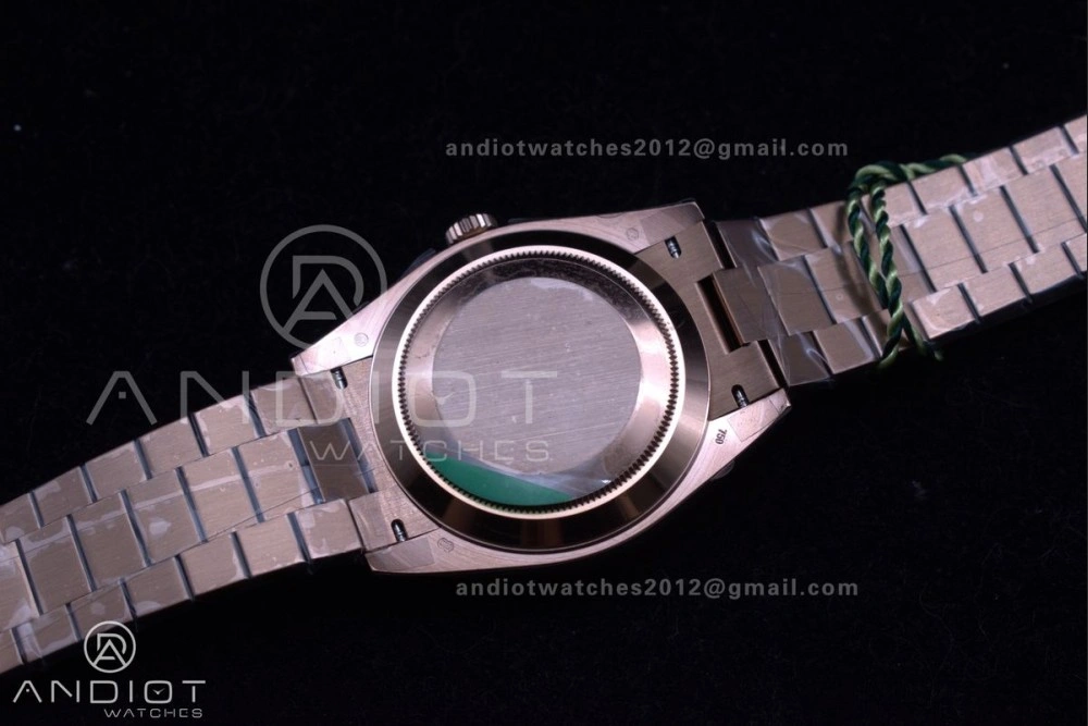 DayDate 40 RG GSF Gain Weight Brown Roman Dial on President Bracelet A2836