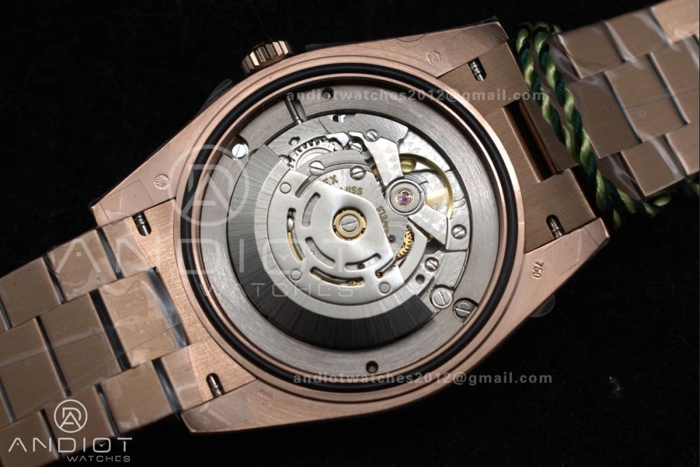 DayDate 40 RG GSF Gain Weight Brown Roman Dial on President Bracelet A2836