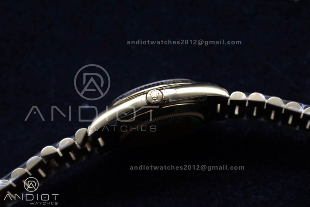 DayDate 40 RG GSF Gain Weight Gold Roman Dial on President Bracelet A2836