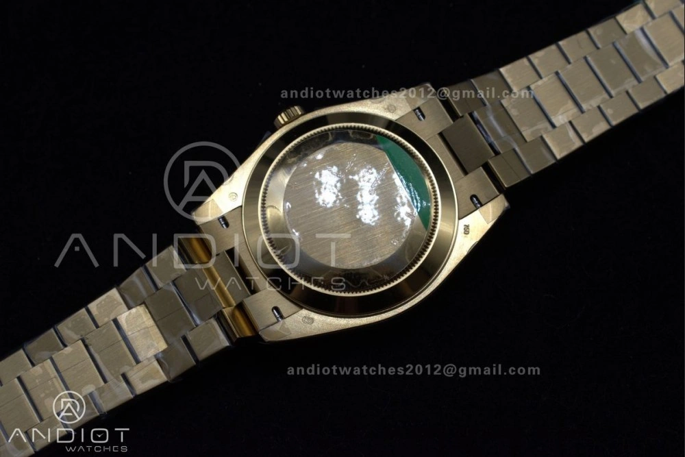 DayDate 40 RG GSF Gain Weight Gold Roman Dial on President Bracelet A2836