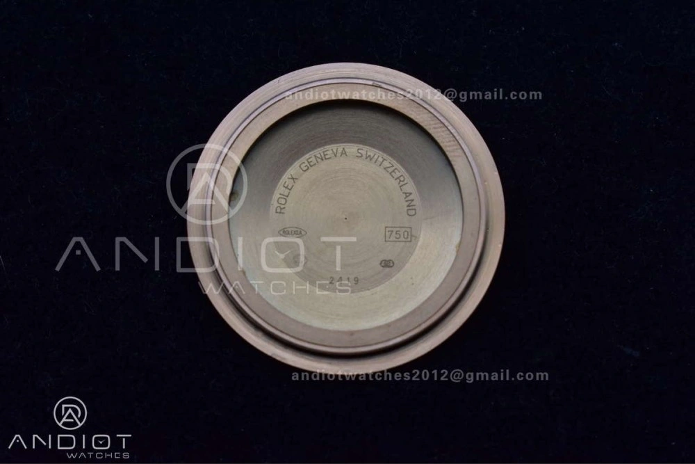 DayDate 40 RG JDF 904L Steel Meteorite Dial Crystal Markers On President Bracelet A3255