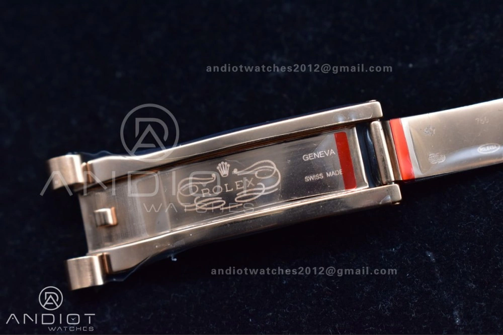 DayDate 40 RG TWF 316L Steel Meteorite Dial Crystal Markers on President Bracelet A2836