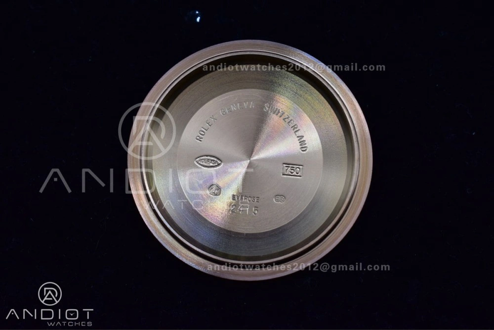 DayDate 40 RG TWF 316L Steel Meteorite Dial Crystal Markers on President Bracelet A2836