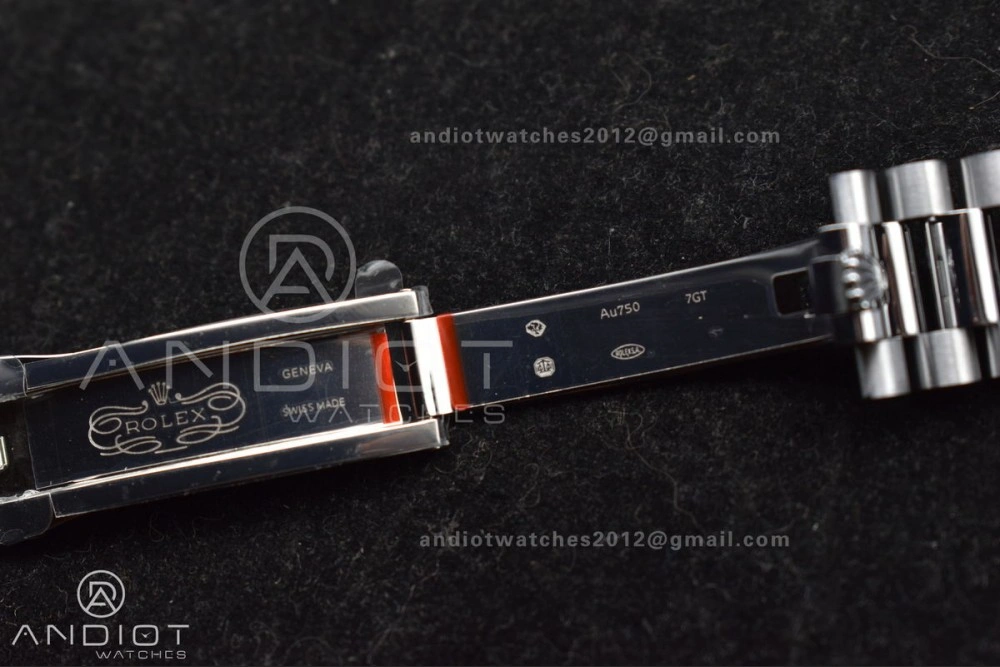 DayDate 40 SS GMF 904L Steel Green Dial Arabic Markers On President Bracelet A2836