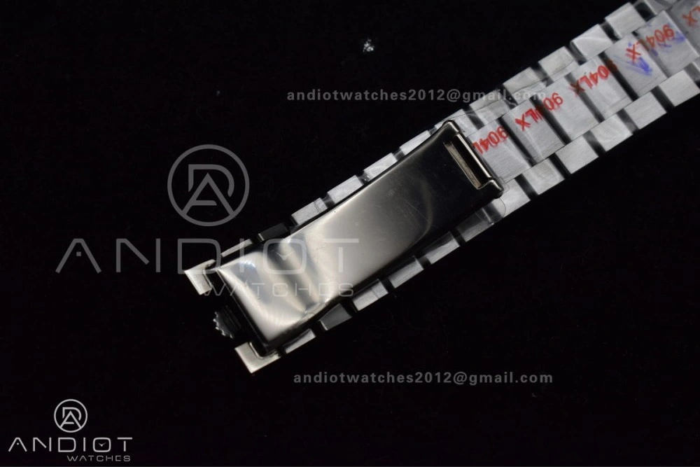 DayDate 40 SS GMF 904L Steel Green Dial Arabic Markers On President Bracelet A2836