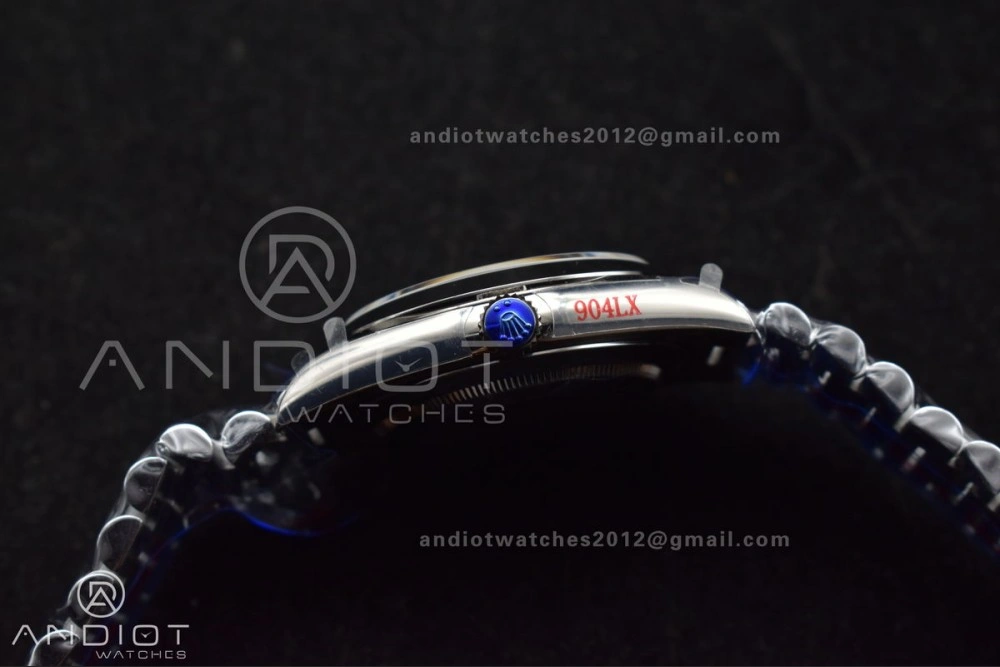 DayDate 40 SS GMF 904L Steel Green Dial Arabic Markers On President Bracelet A2836