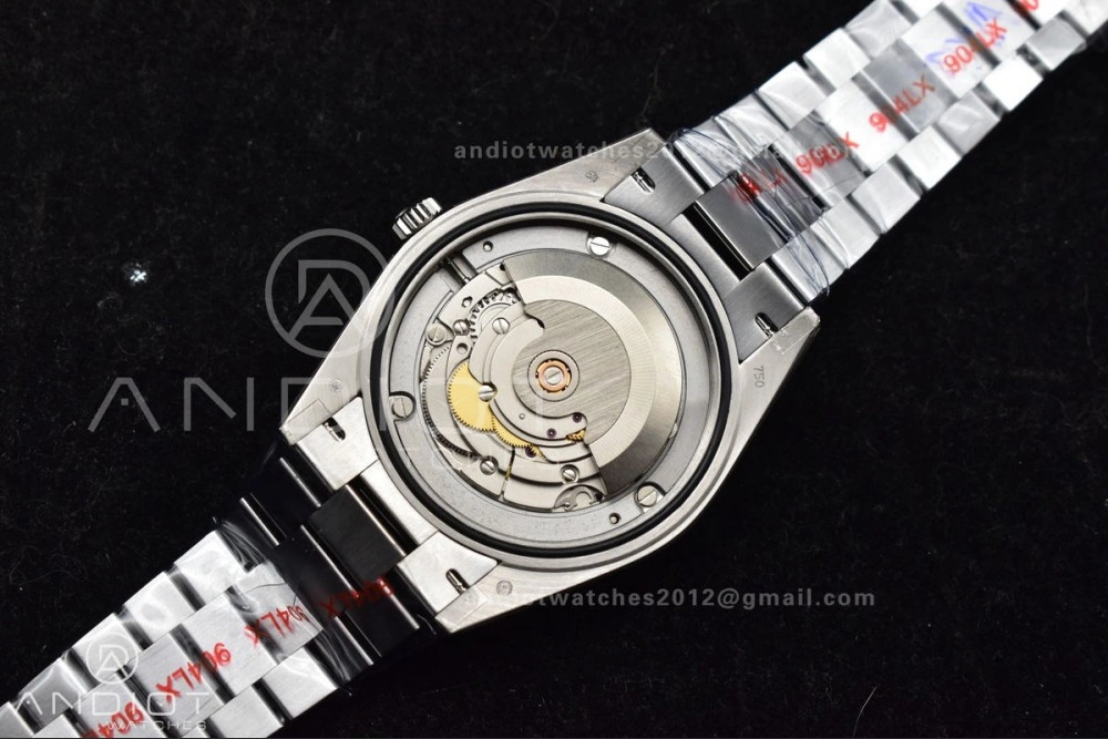 DayDate 40 SS GMF 904L Steel Green Dial Arabic Markers On President Bracelet A2836