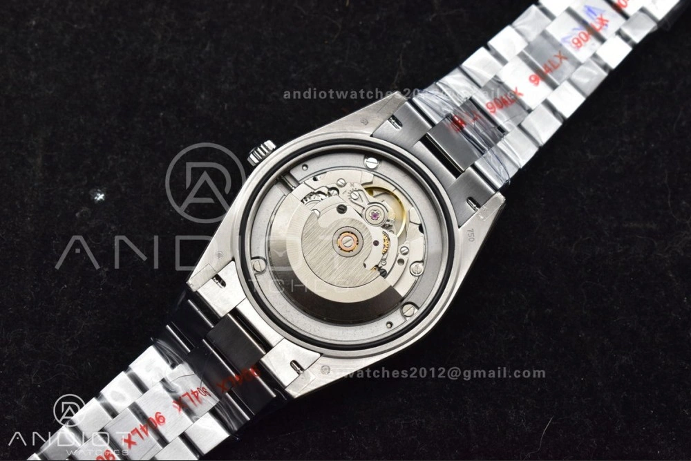 DayDate 40 SS GMF 904L Steel Green Dial Arabic Markers On President Bracelet A2836