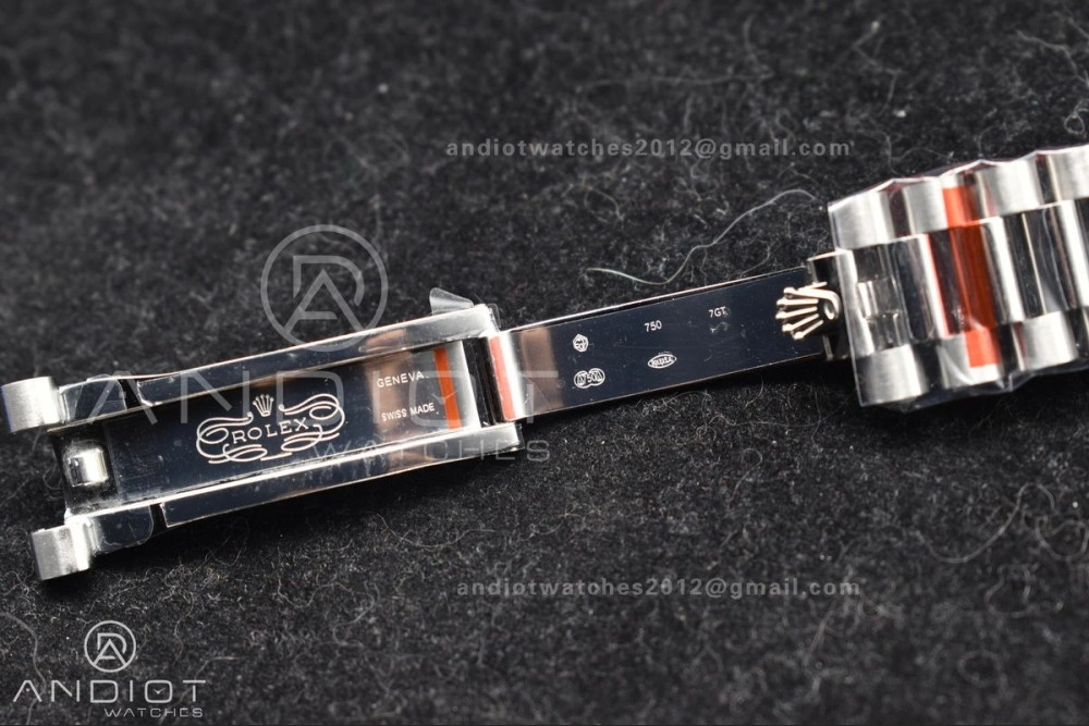 DayDate 40 SS GMF 904L Steel Ice Blue Stick Dial On President Bracelet A3255 V2