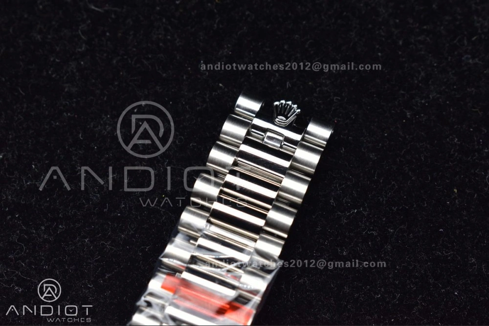 DayDate 40 SS GMF 904L Steel Iced Blue Dial Arabic Markers on President Bracelet A3255 V2