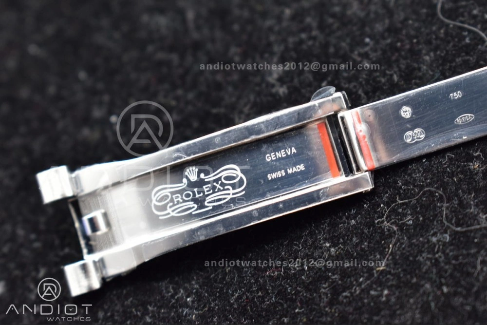 DayDate 40 SS GMF 904L Steel Iced Blue Dial Arabic Markers on President Bracelet A3255 V2