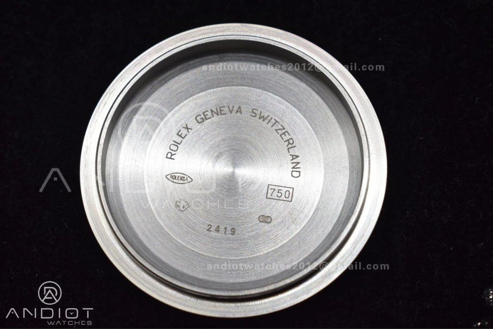 DayDate 40 SS GMF 904L Steel Iced Blue Dial Arabic Markers on President Bracelet A3255 V2