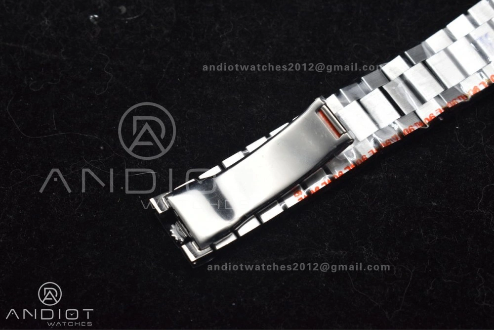 DayDate 40 SS GMF Gain Weight Black Crystal Dial On President Bracelet A2836