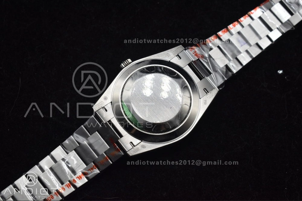 DayDate 40 SS GMF Gain Weight Black Crystal Dial On President Bracelet A2836