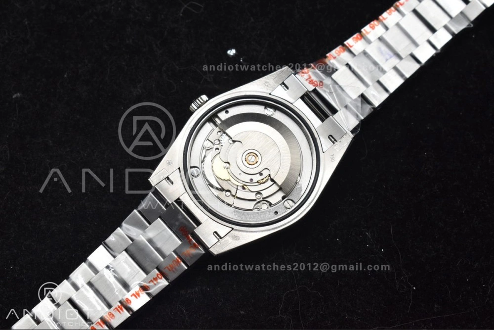 DayDate 40 SS GMF Gain Weight Black Crystal Dial On President Bracelet A2836