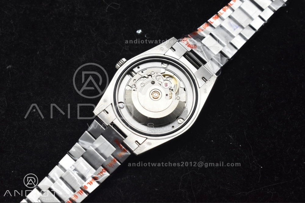 DayDate 40 SS GMF Gain Weight Black Crystal Dial On President Bracelet A2836