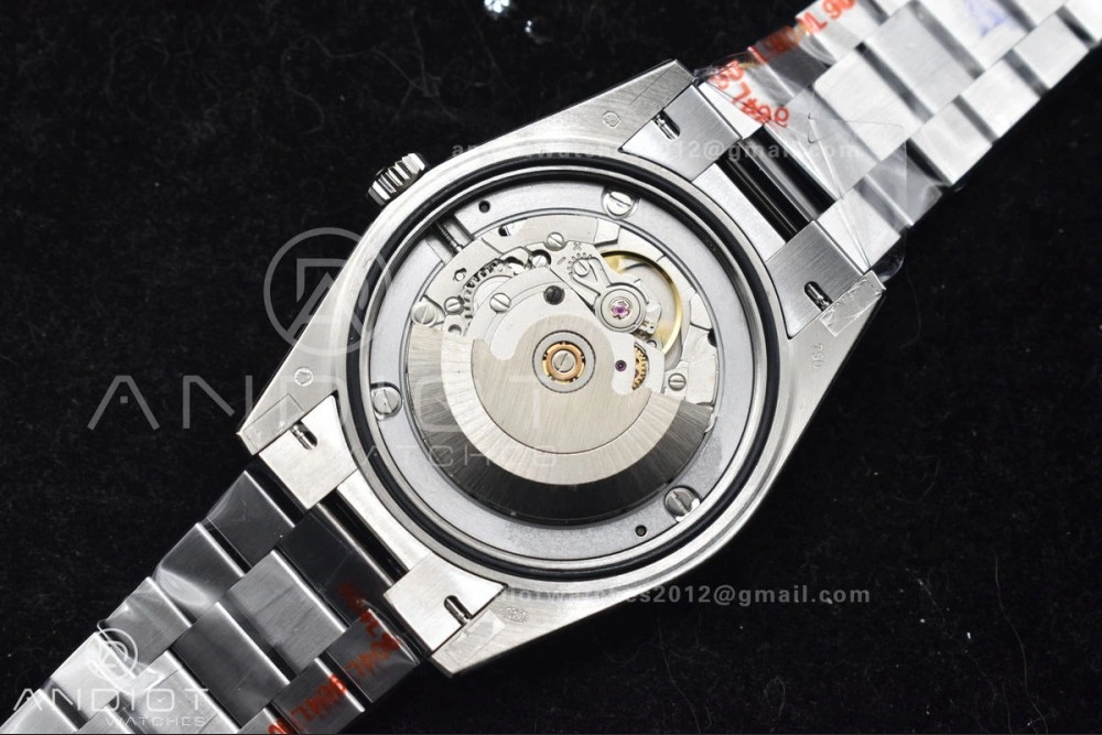 DayDate 40 SS GMF Gain Weight Black Crystal Dial On President Bracelet A2836