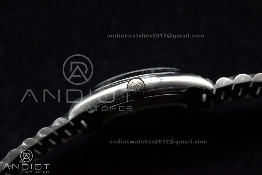 DayDate 40 SS GSF Gain Weight Black Crystal Dial on President Bracelet A2836