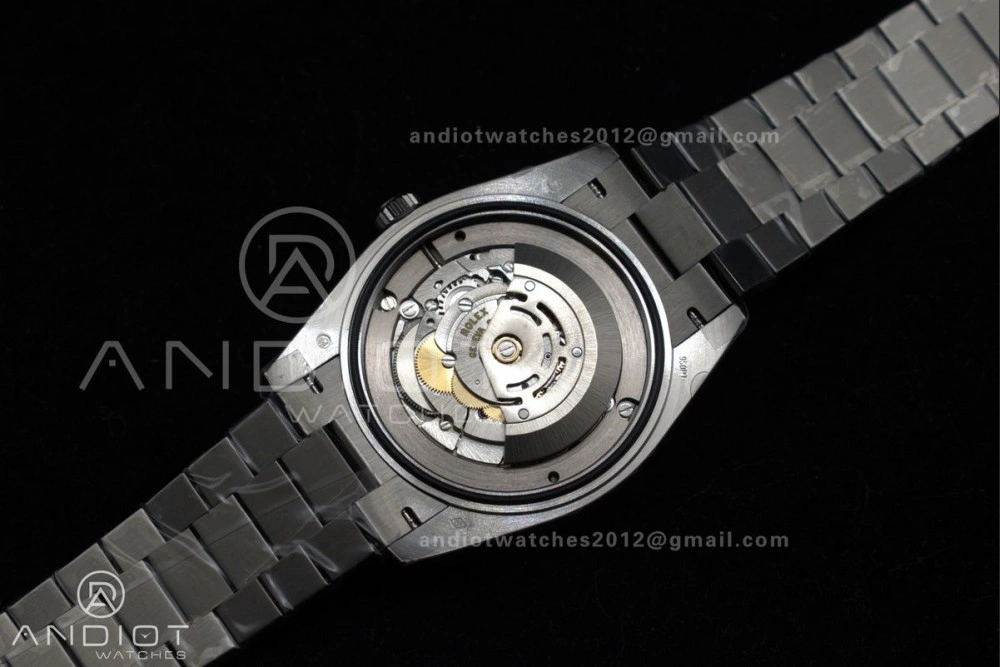 DayDate 40 SS GSF Gain Weight Black Crystal Dial on President Bracelet A2836