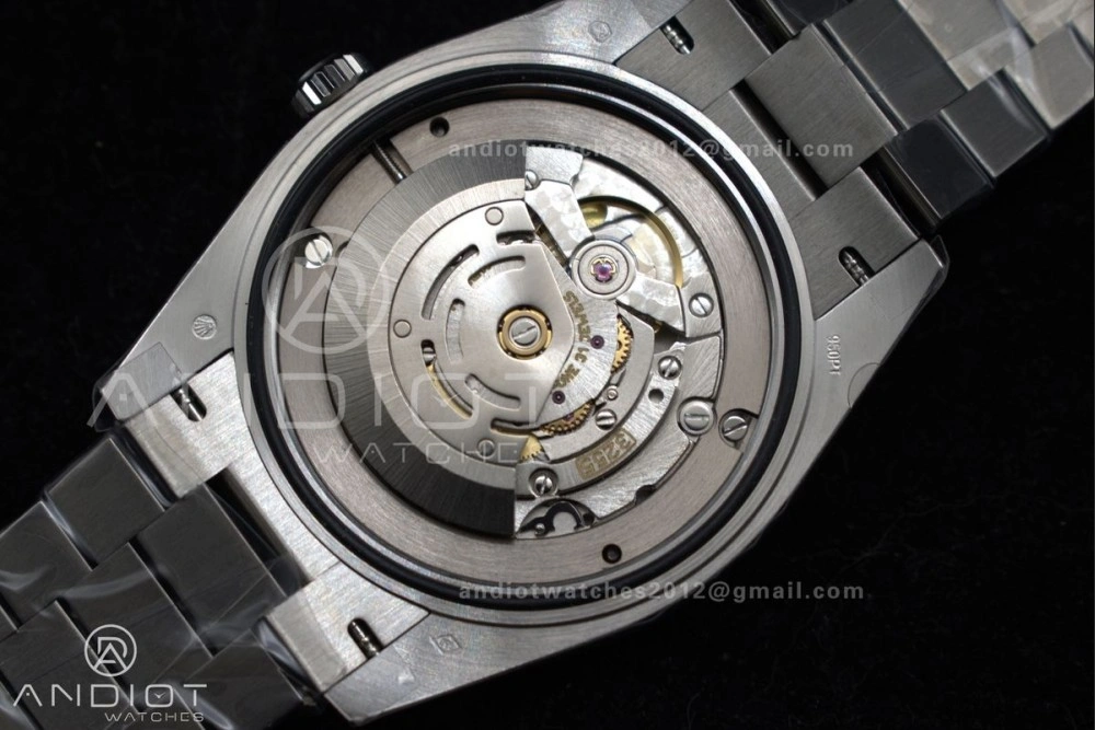 DayDate 40 SS GSF Gain Weight Black Crystal Dial on President Bracelet A2836