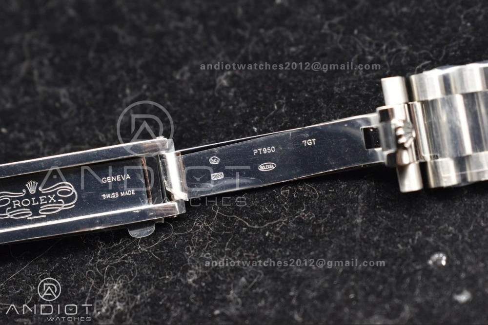 DayDate 40 SS GSF Gain Weight Iced Blue Crystal Dial On President Bracelet A2836