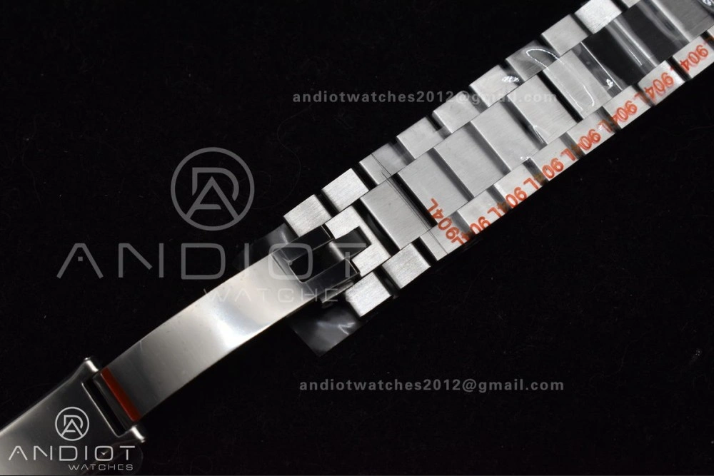 DayDate 40 SS JDF 904L Steel Green Arabic Dial on President Bracelet VR3255 V3 (Gain Weight)