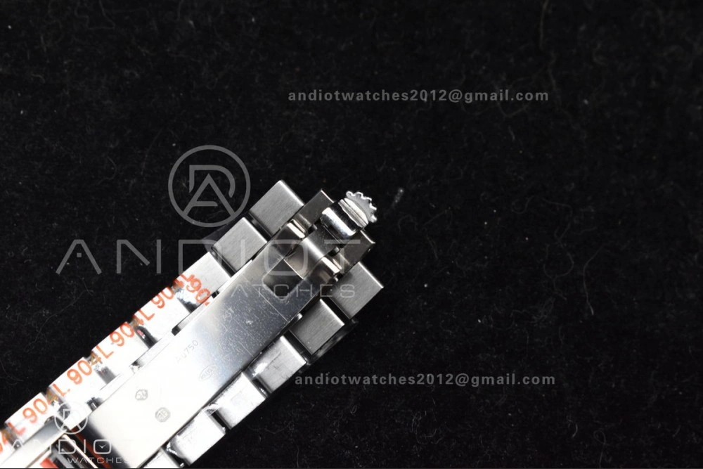 DayDate 40 SS JDF 904L Steel Green Arabic Dial on President Bracelet VR3255 V3 (Gain Weight)