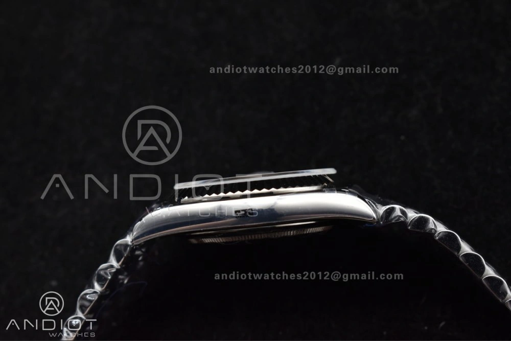 DayDate 40 SS JDF 904L Steel Green Arabic Dial on President Bracelet VR3255 V3 (Gain Weight)