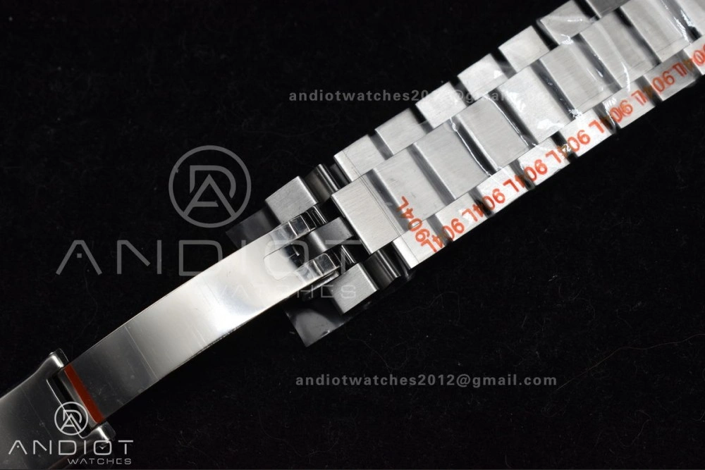 DayDate 40 SS QF Best Edition 904L Steel Blue Black Dial on President Bracelet A2836 V4 (Gain Weight)