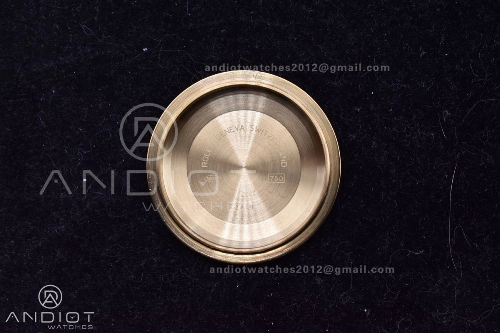 DayDate 40 YG GMF Gain Weight 904L Steel Gold Dial Diamond Markers On President Bracelet A3255 V2