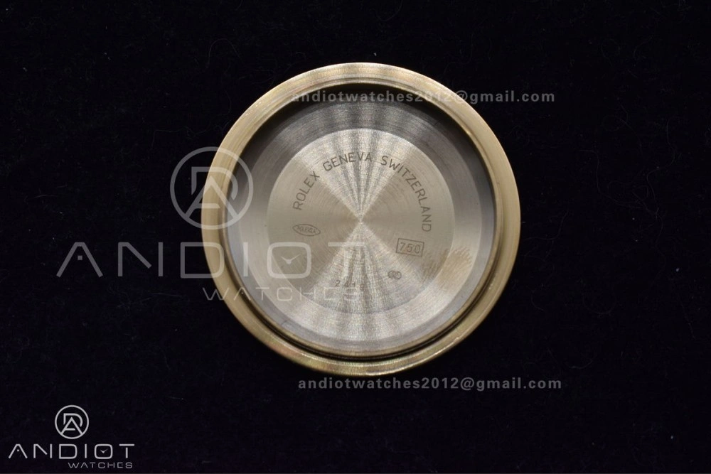 DayDate 40 YG GMF Gain Weight 904L Steel Green Dial Roman Markers on President Bracelet A3255 V2