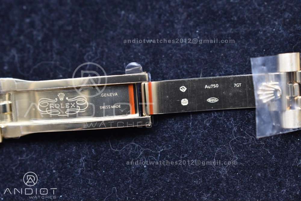 DayDate 40 YG QF Best Edition 904L Steel Green Black Dial on President Bracelet A2836 V4 (Gain Weight)