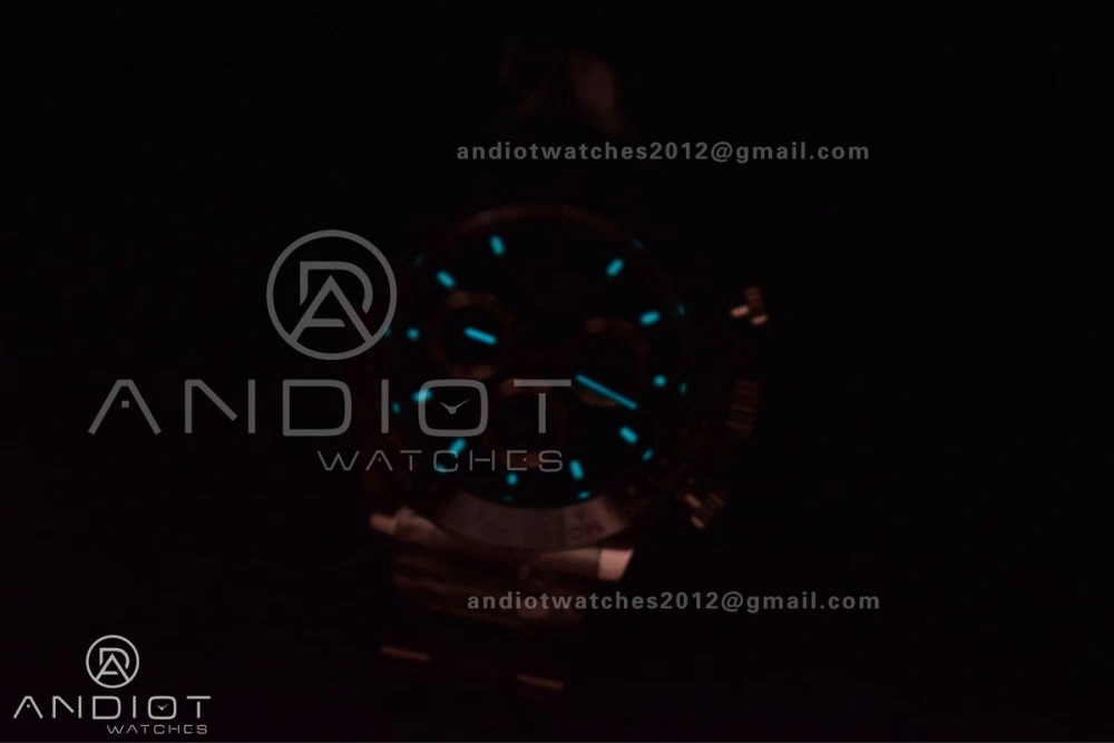 Daytona 116500 APSF 1:1 Best Edition 904L SS Case and Bracelet Black Dial SH4130