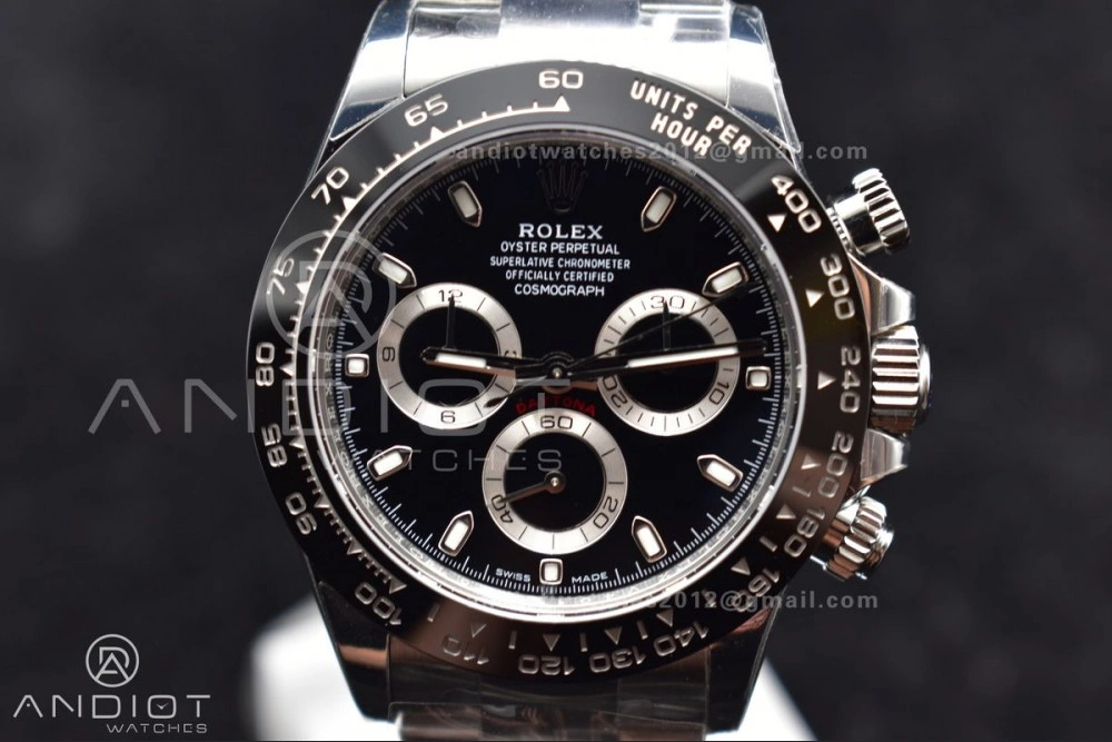 Daytona 116500 BTF 1:1 Best Edition 904L SS Case And Bracelet Black Dial SA4130