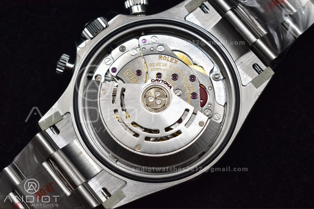 Daytona 116500 Clean V3 904L SS Case And Bracelet Black Dial 4130