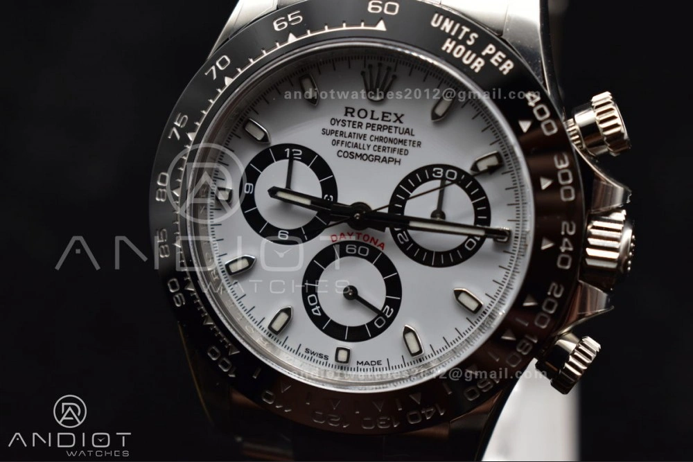 Daytona 116500 Clean V3 904L SS Case And Bracelet White Dial 4130