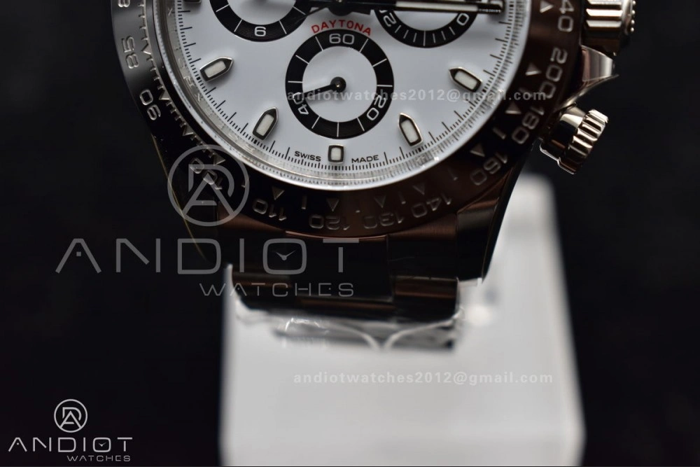 Daytona 116500 Clean V3 904L SS Case And Bracelet White Dial 4130