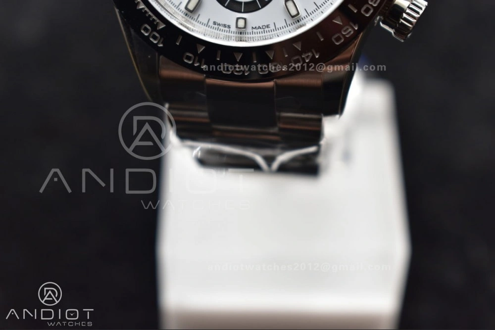 Daytona 116500 Clean V3 904L SS Case And Bracelet White Dial 4130